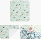 Borny All Eco Waterproof Mats Snow Bear | The Nest Attachment Parenting Hub